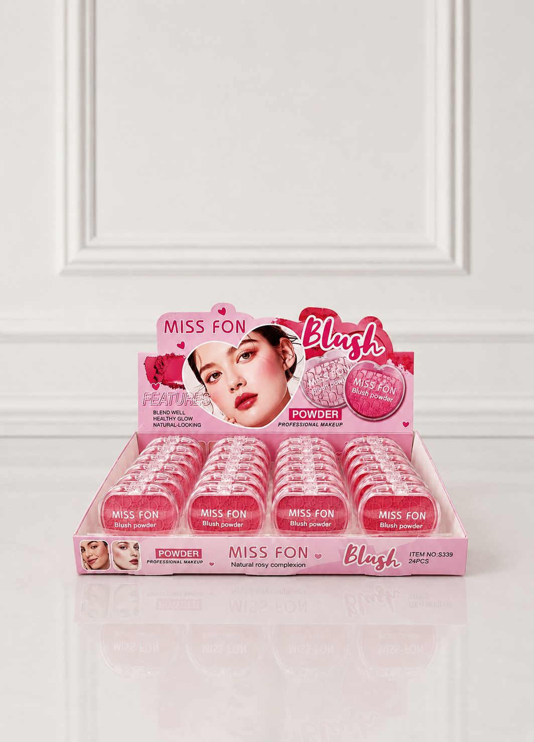 RUBOR COMPACTO CORAZONCITO MISS FON S339