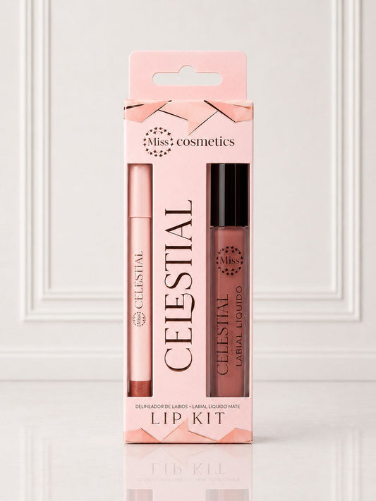 LABIAL LIQUIDO Y LAPIZ DELINEADOR MIIS COSMETICS TONO 01 PHD06-1