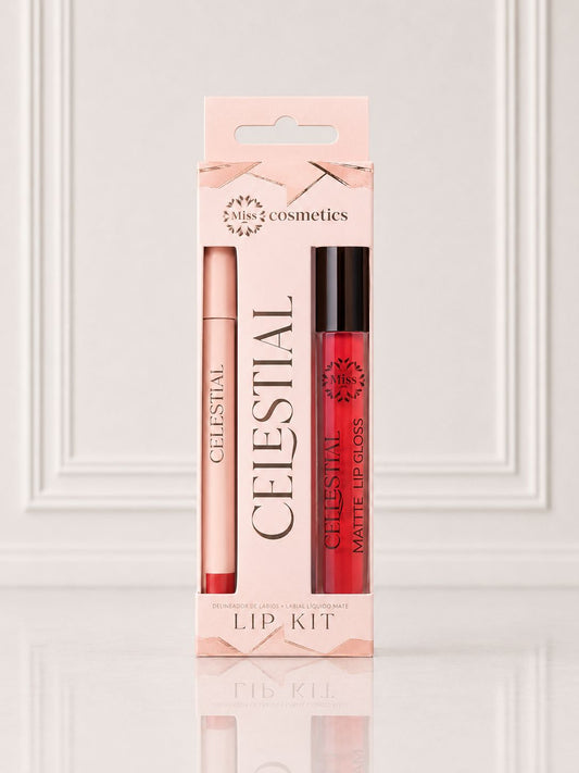 LABIAL LIQUIDO Y LAPIZ DELINEADOR MIIS COSMETICS TONO 03 PHD06-3