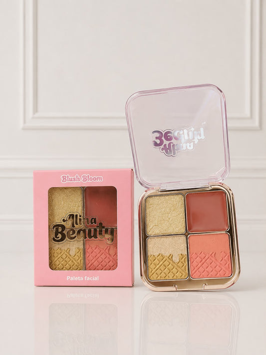 CUARTETO DE ILUMINADORES MARMOLEADOS ALMA BEAUTY ABM-022