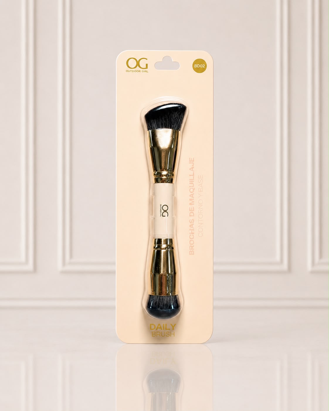 BROCHA DOBLE CONTORNO Y BASE OG BD02