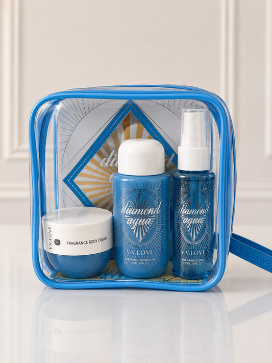 KIT VIAJERO CORPORAL AZUL V.V LOVE