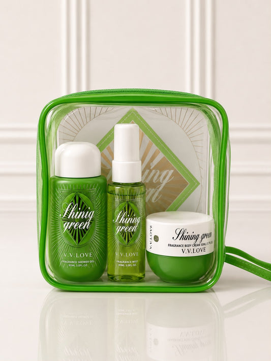 KIT VIAJERO CORPORAL VERDE V.V LOVE