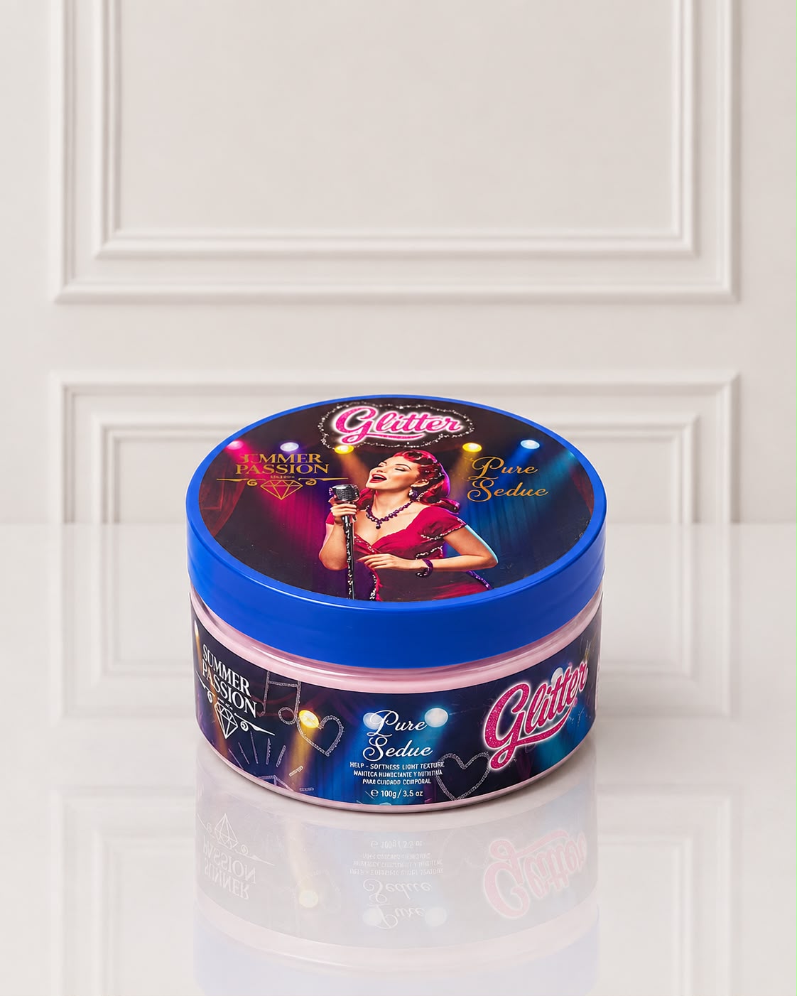 MANTEQUILLA GLITER UMMER PASSION MORADA 185GR