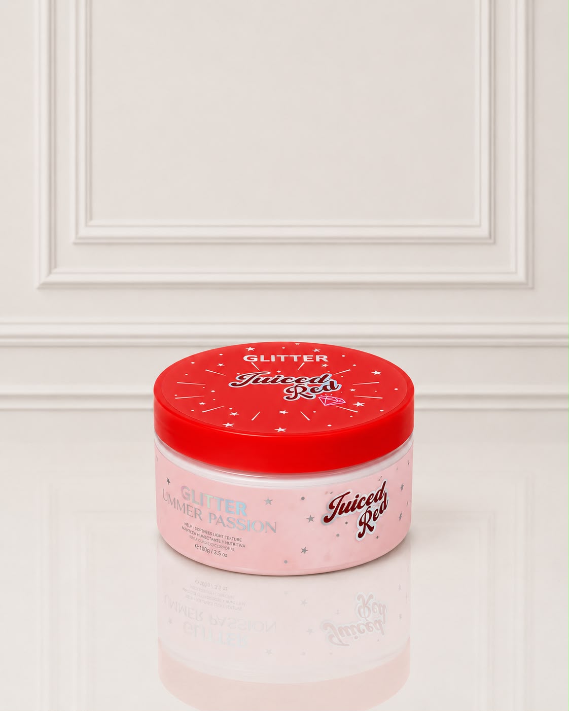 MANTEQUILLA GLITER JUICE RED 185GR