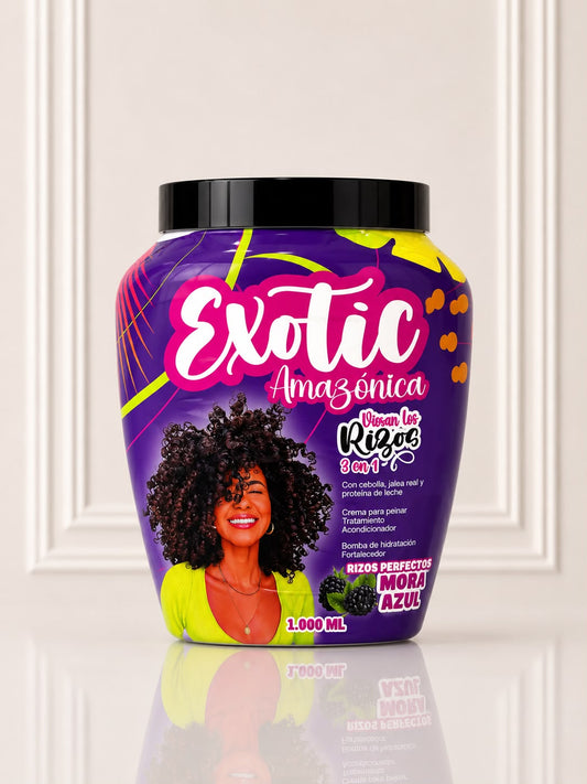 TRATAMIENTO VIVAN LOS RISOS EXOTIC MORA AZUL 1000ML