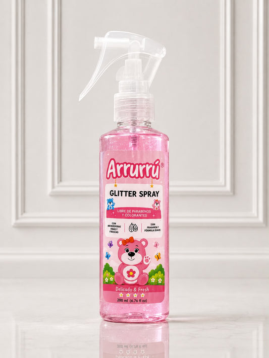 GLITTER SPRAY ARRURRU ROSA