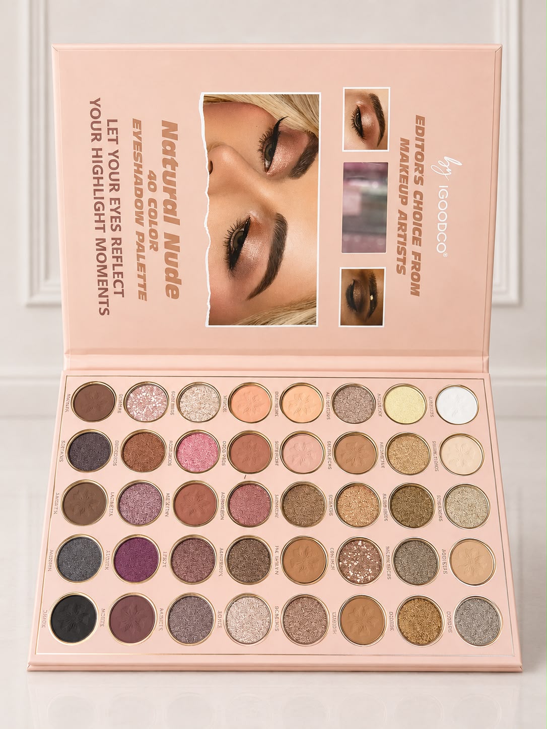 PALETA DE SOMBRAS NATURAL NUDE IGOODCO IG3275