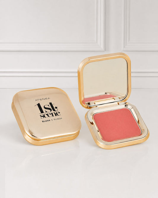 RUBOR COMPACTO PEACH MELBA ATENEA