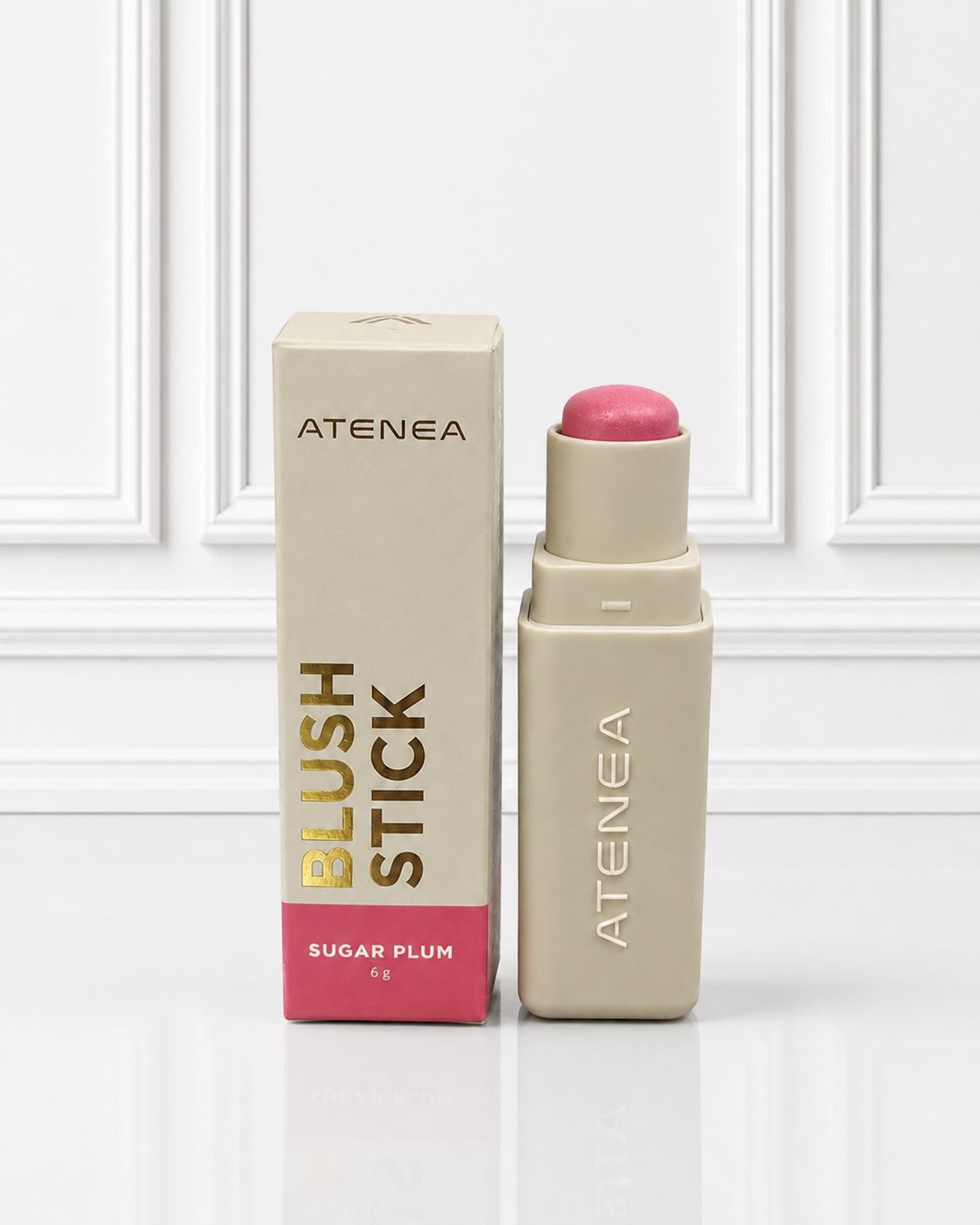 RUBOR CREMOSO EN BARRA SUGAR PLUM 6G ATENEA
