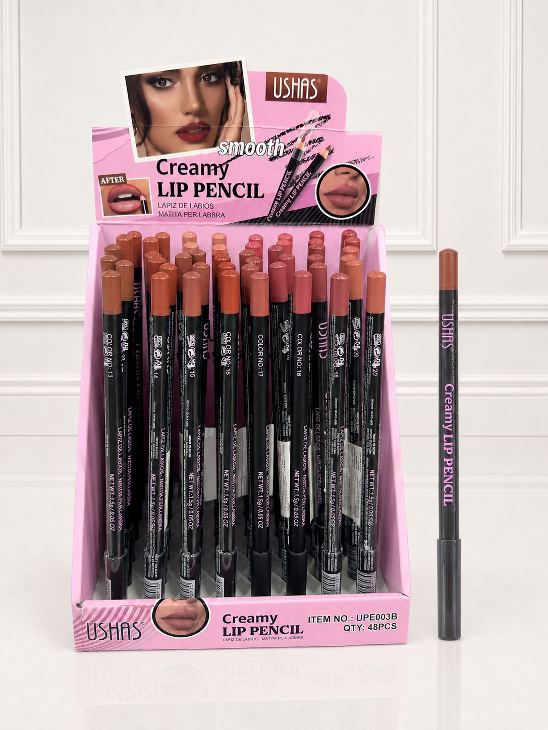 LAPIZ DE LABIOS CREAMY USHAS UPE003B