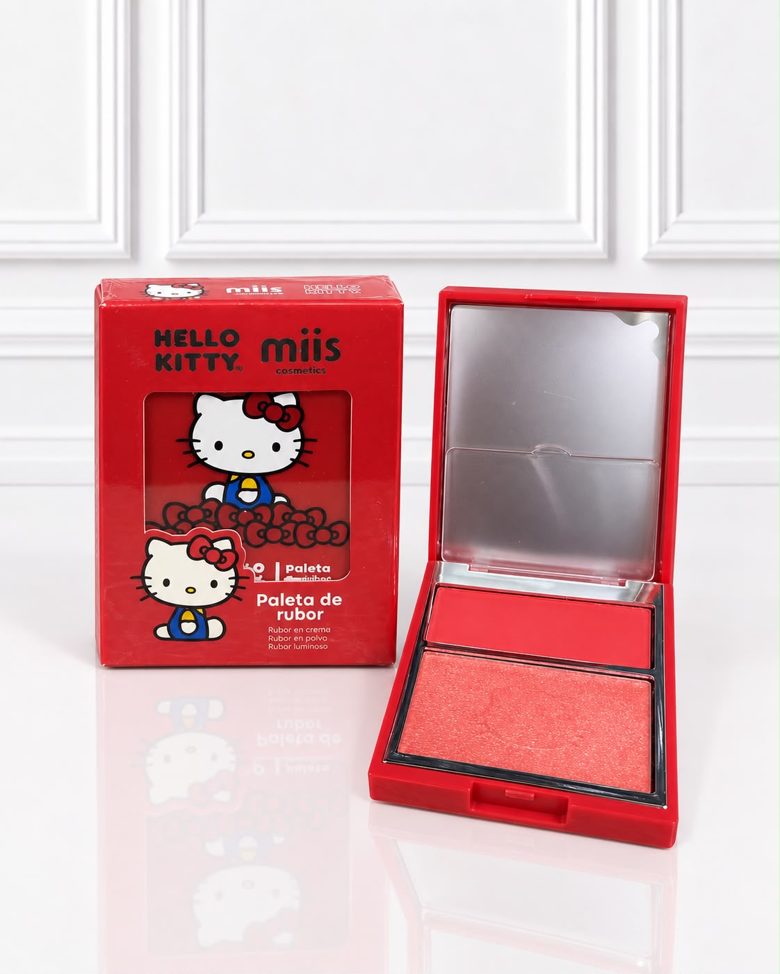 PALETA DE RUBOR HELLO KITTY MIIS COSMETICS HKCC01-8