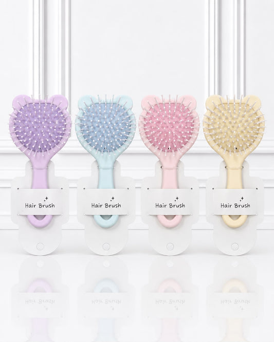 CEPILLO CON ESPEJO OREJITA DE GATO HAIR BRUSH DL-915