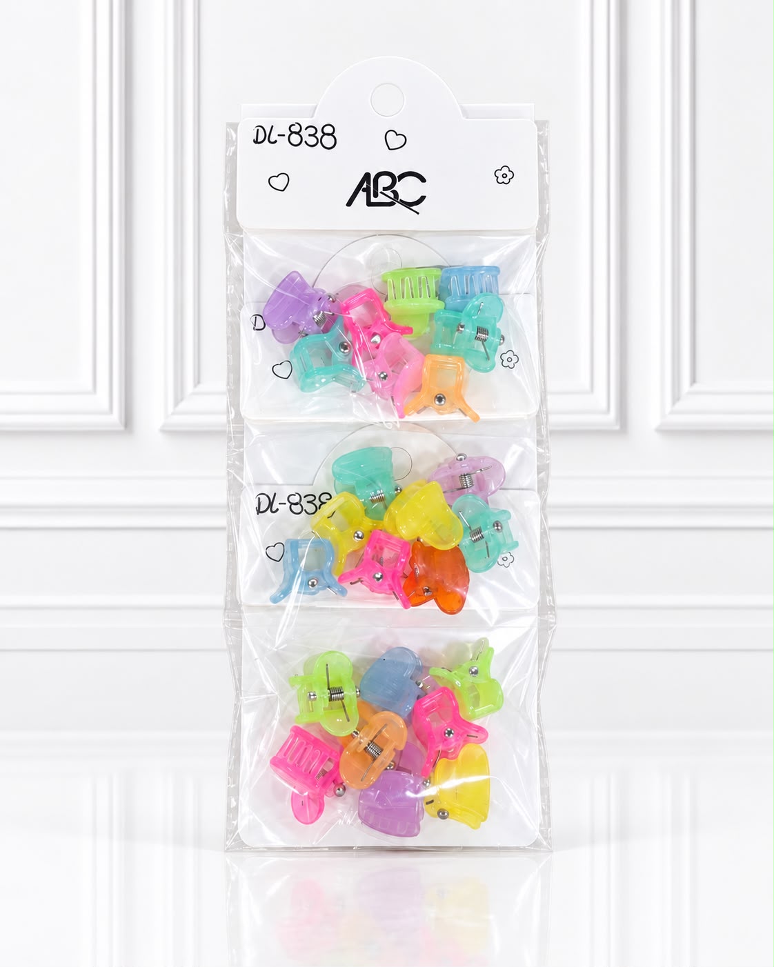 GANCHO MINI CORAZON X8 ABC DL-838