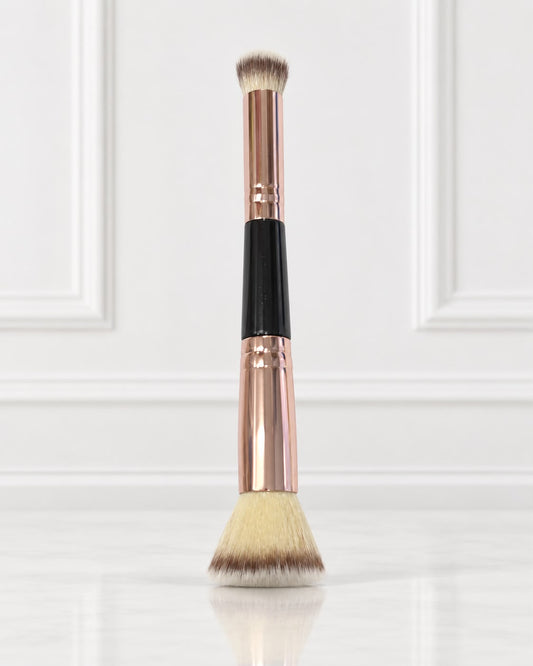 BROCHA DOBLE ANNINA BEAUTY BRUSH BASE Y CORRECTOR 186-5
