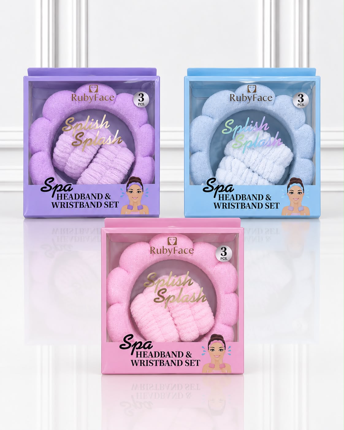 SET DIADEMA+MUÑEQUERAS RUBYFACE FD2WD