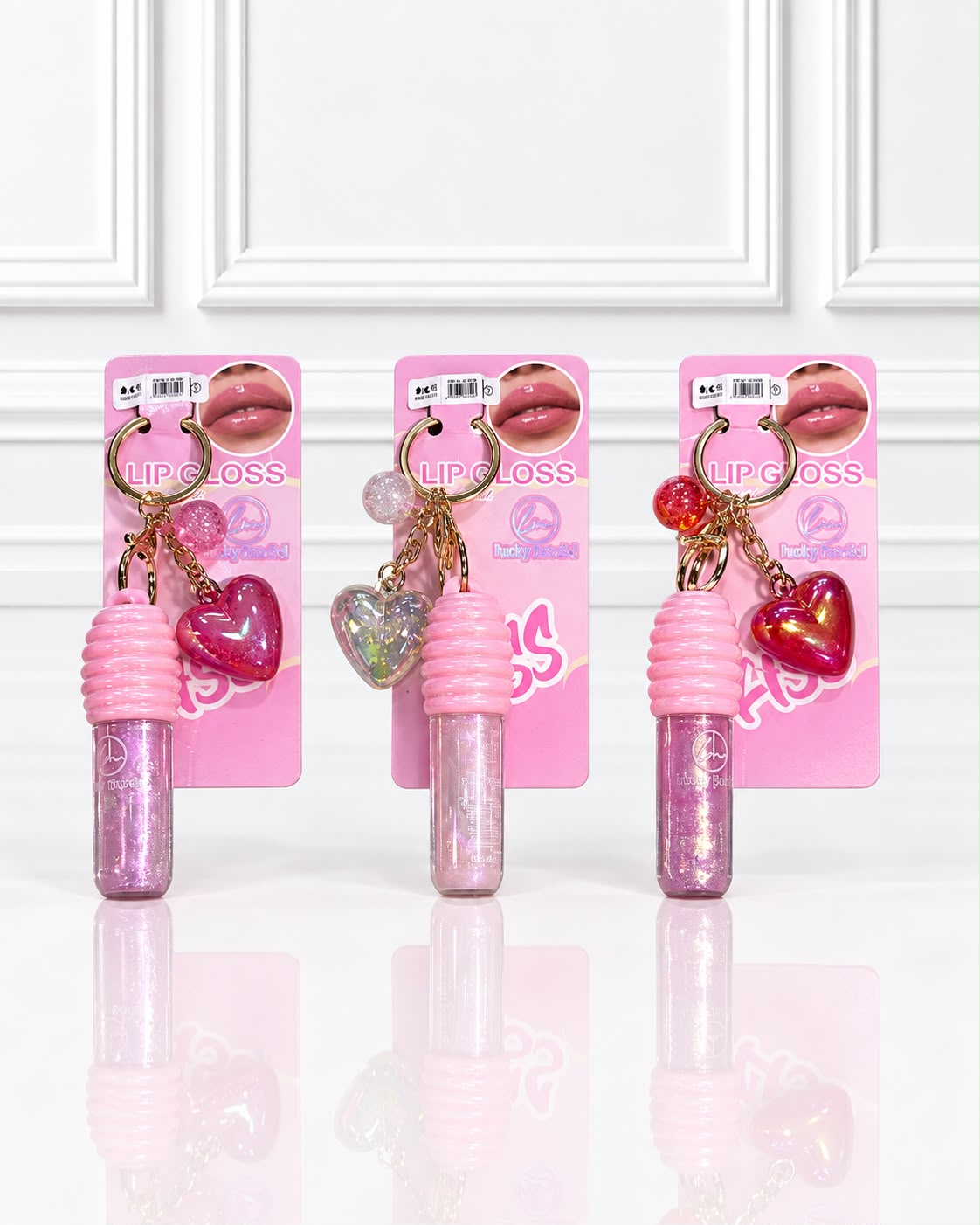 LIP GLOSS CON LLAVERO LUCKY MODEL ML8179B