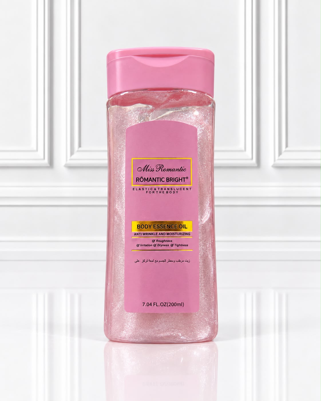 GEL ESENCIA CORPORAL ACEITE ROMÁNTICO BRILLANTE 200ML RB-406