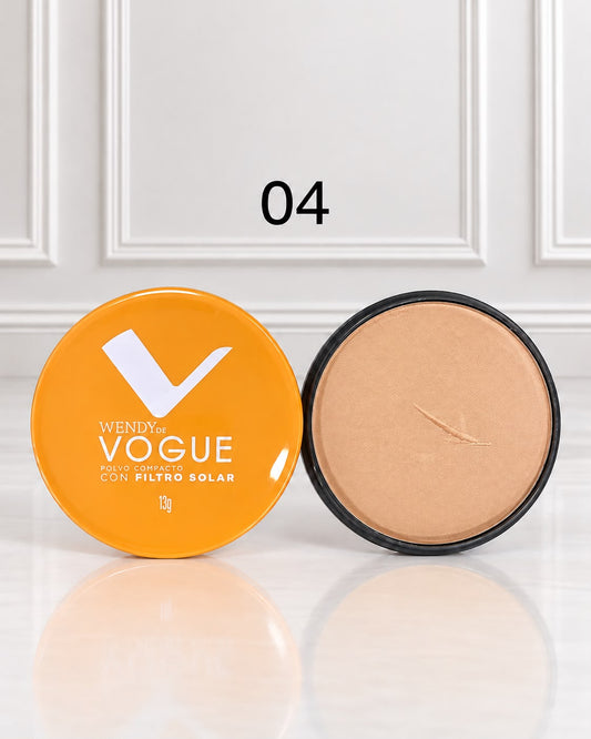 POLVO COMPACTO FILTRO SOLAR WENDY #4 VOGUE
