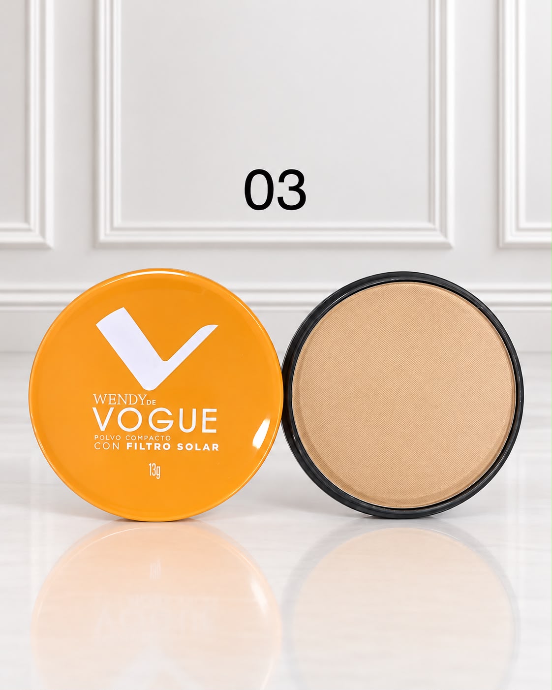 POLVO COMPACTO FILTRO SOLAR WENDY #3 VOGUE