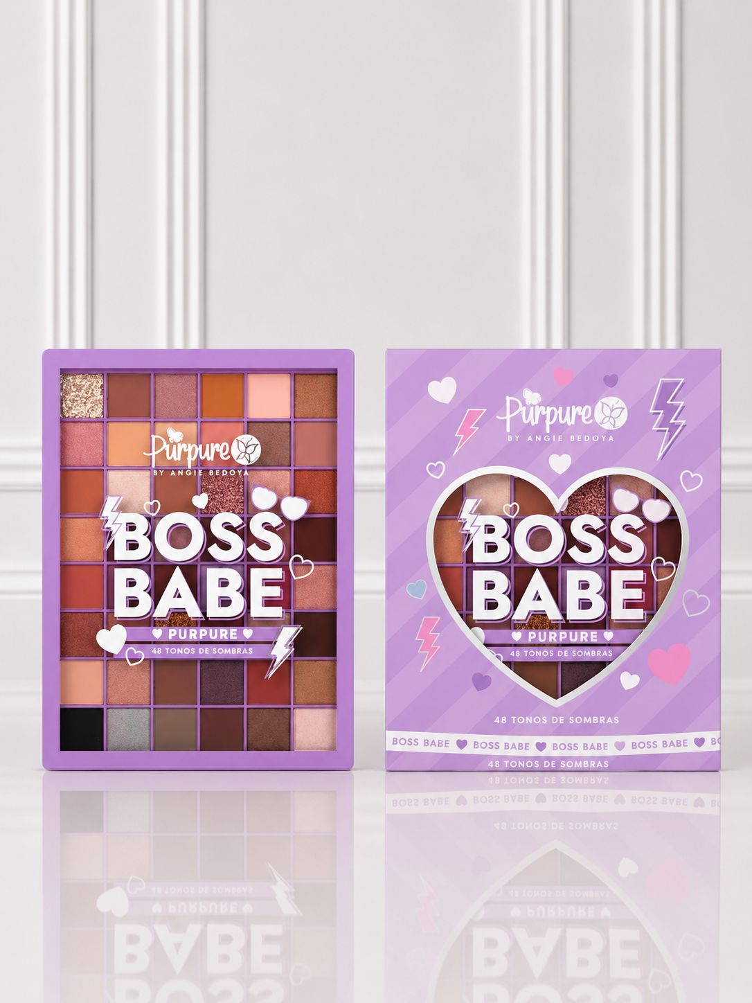 PALETA DE SOMBRA X48 BOSS BABE PURPURE 032