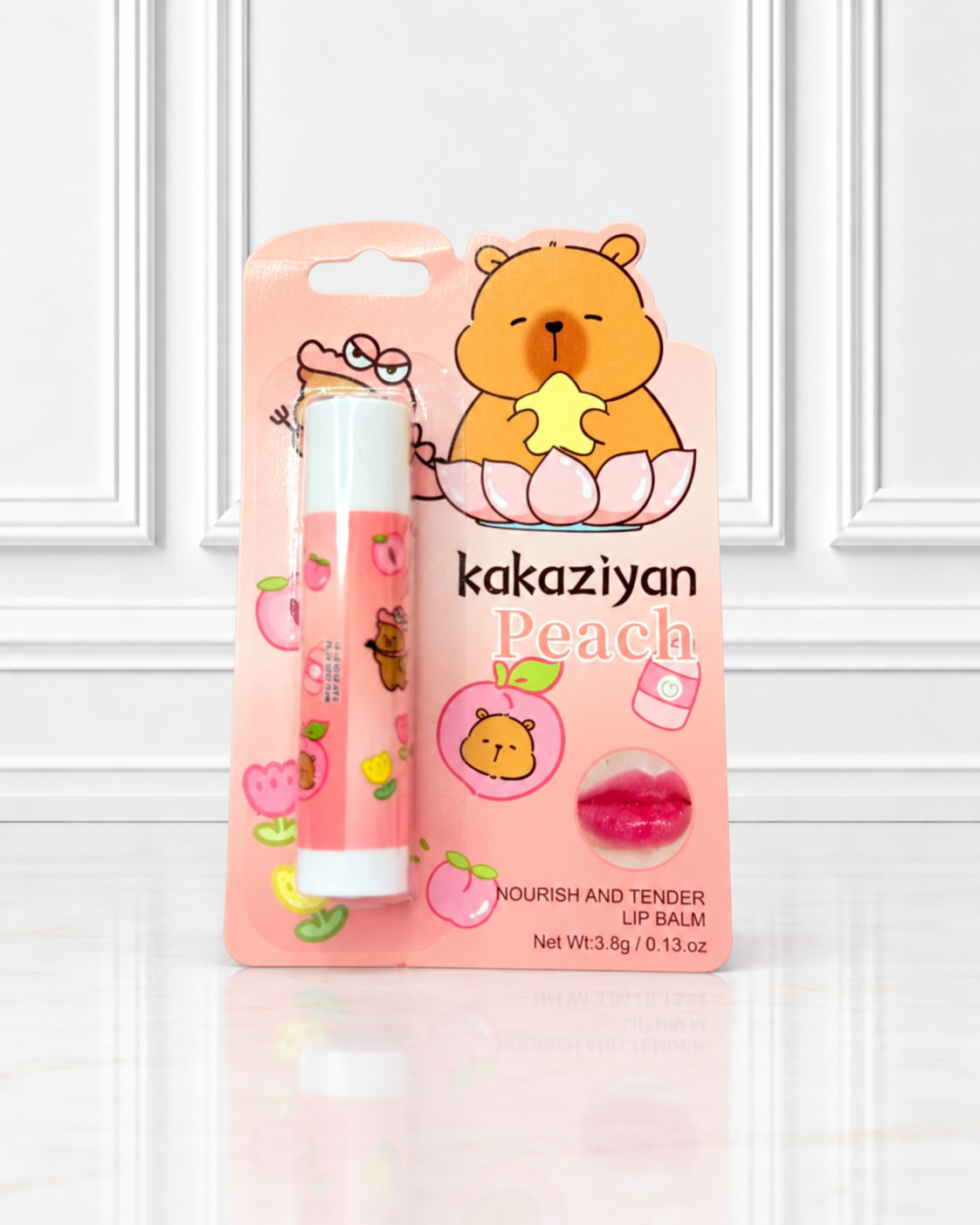 BÁLSAMO LABIAL PEACH OSITO K049-41