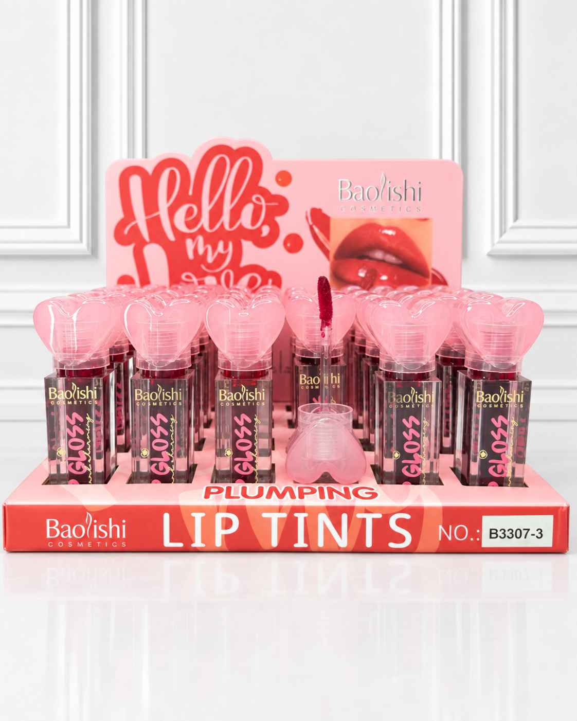 TINTA LABIOS TAPA CORAZON BAOLISHI B3307-3