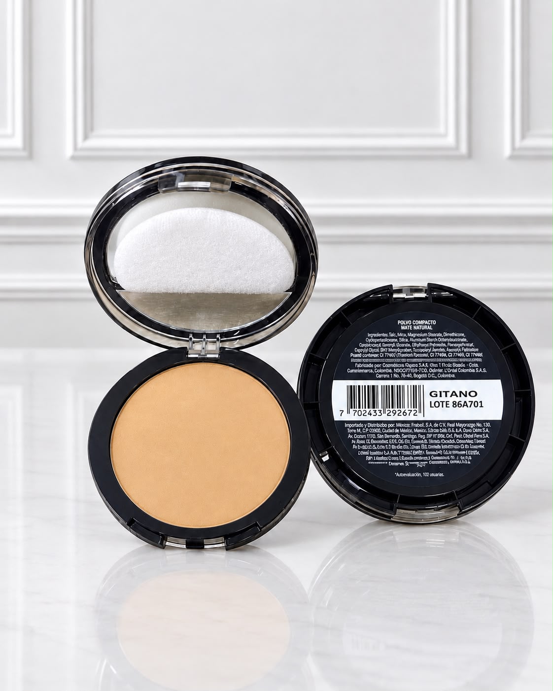POLVO COMPACTO NATURAL GITANO VOGUE 14G