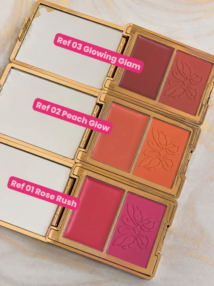 VIBRANT BLUSH DUO ENCHANTE ROSE RUSH TONO 01 EC020