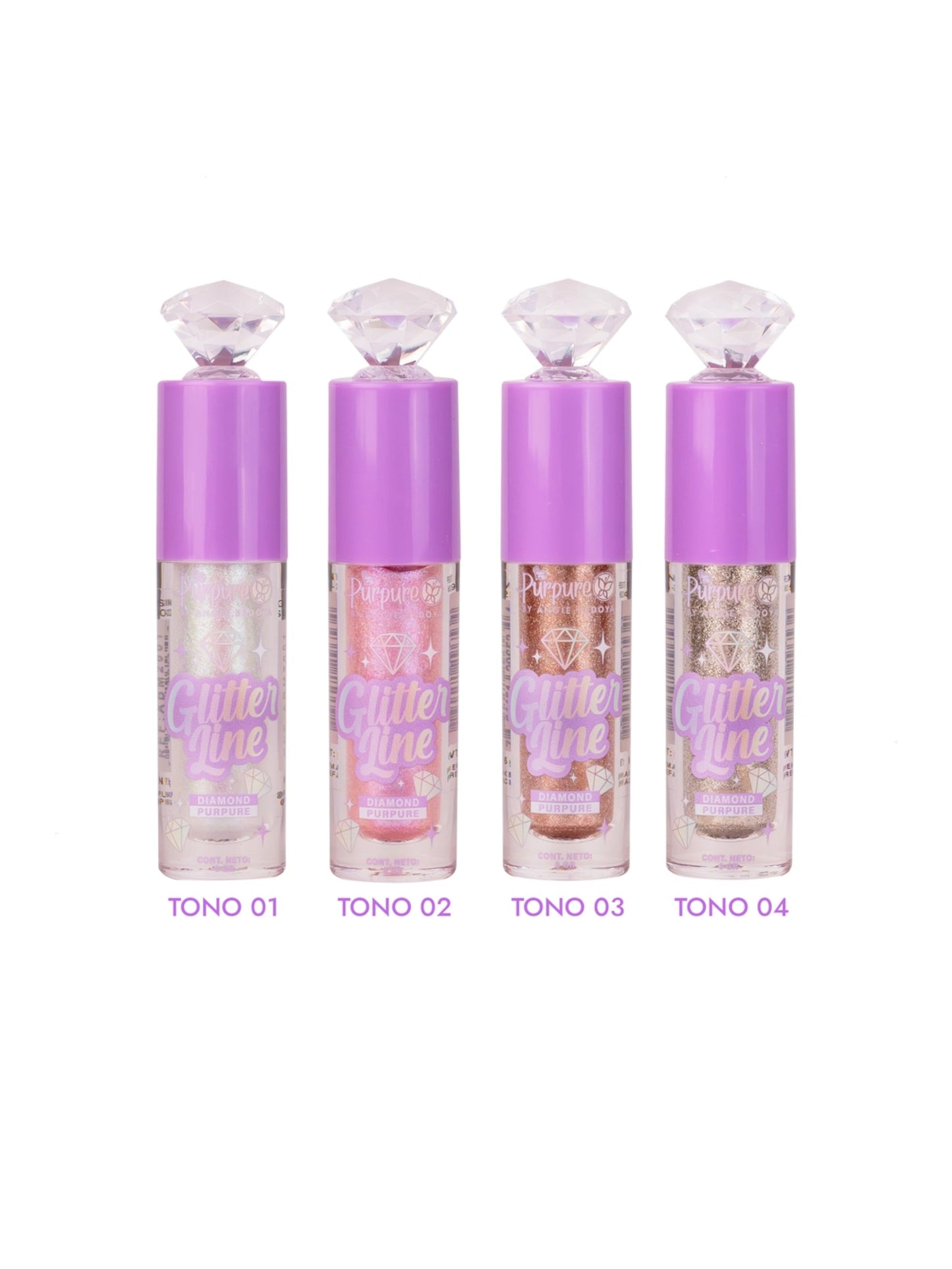 SOMBRA LIQUIDA GLITTER LINE PURPURE ABM2001