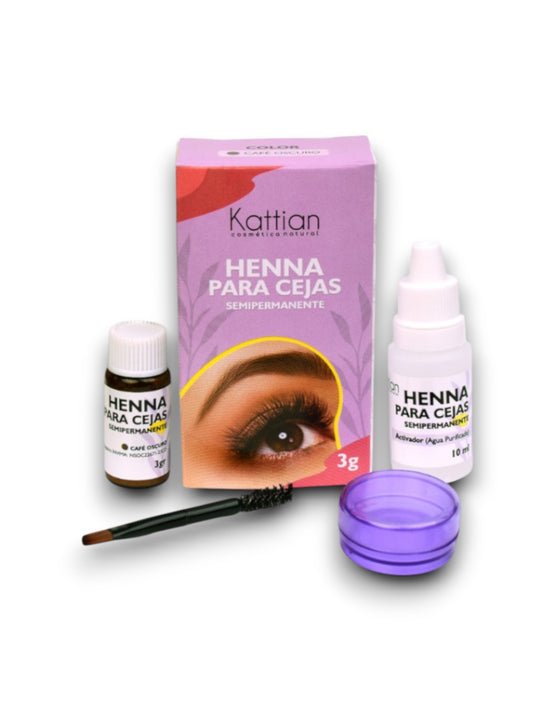 HENNA PARA CEJAS KATTIAN CHOCOLATE