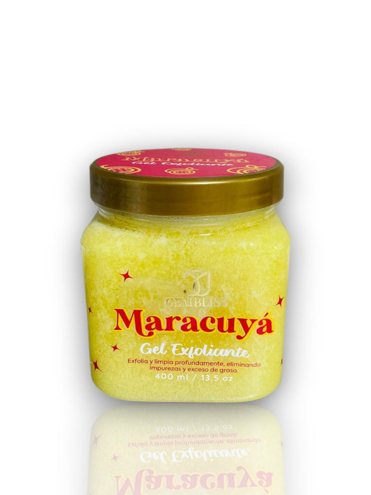 GEL EXFOLIANTE FACIAL Y CORPORAL MARACUYA GEMBLISS 400ML