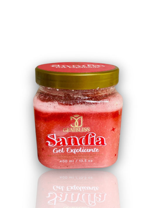 GEL EXFOLIANTE FACIAL Y CORPORAL SANDIA GEMBLISS 400ML