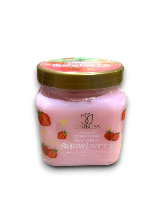MANTEQUILLA CORPORAL GEMBLISS 400ML STRAWBERRY