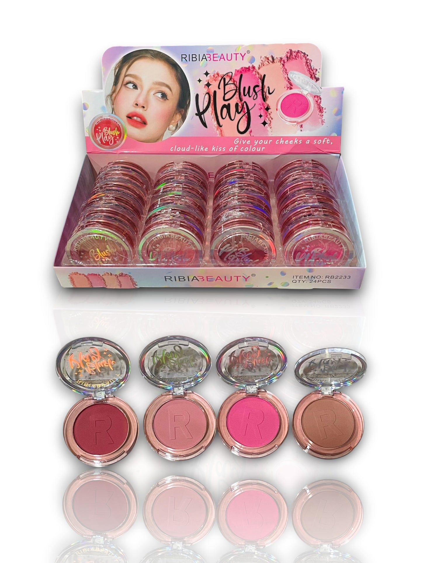 RUBOR COMPACTO RIBIA BEAUTY RB2233