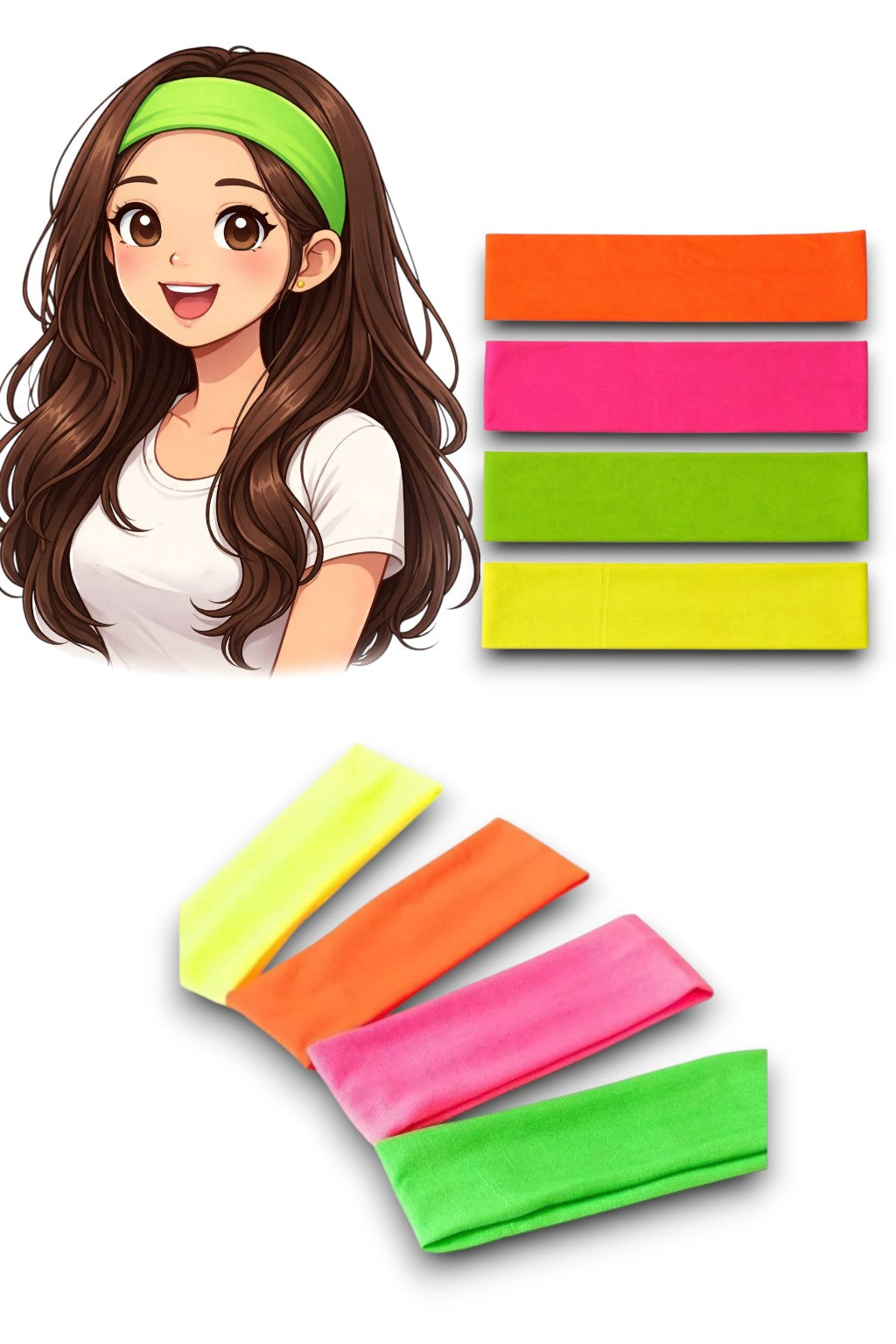 BANDA DE CABELLO NEON