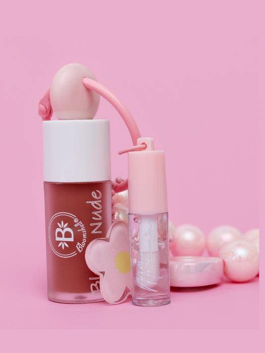 DUO NUDE + MINI GLOSS BLOOMSHELL BL-BCK109