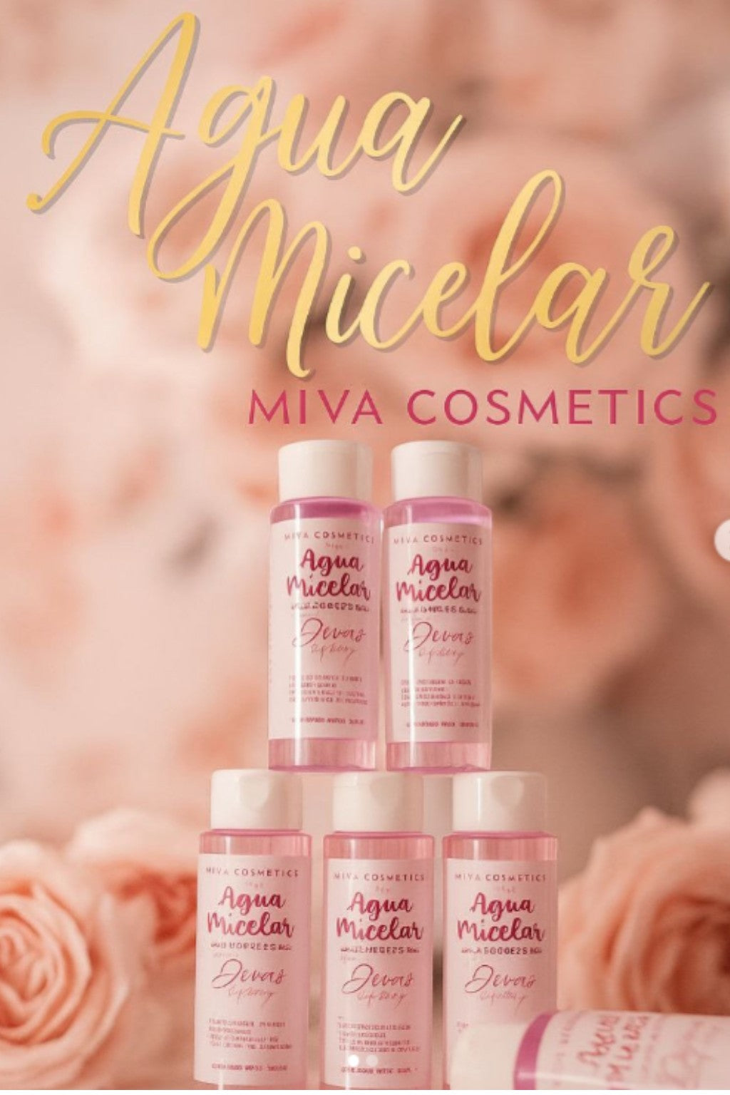 AGUA MICELAR 250ML MIVA COSMETICS