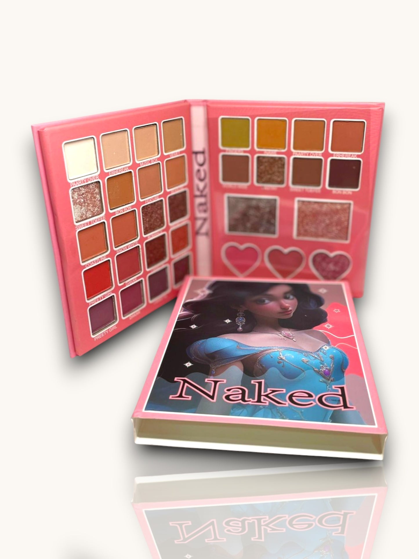 PALETA DE SOMBRAS ILUMINADORES Y RUBORES PRINCESS NAKED N248