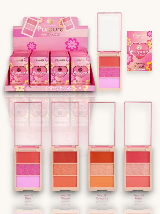 RUBOR X3 PRETTY BLUSH PURPURE