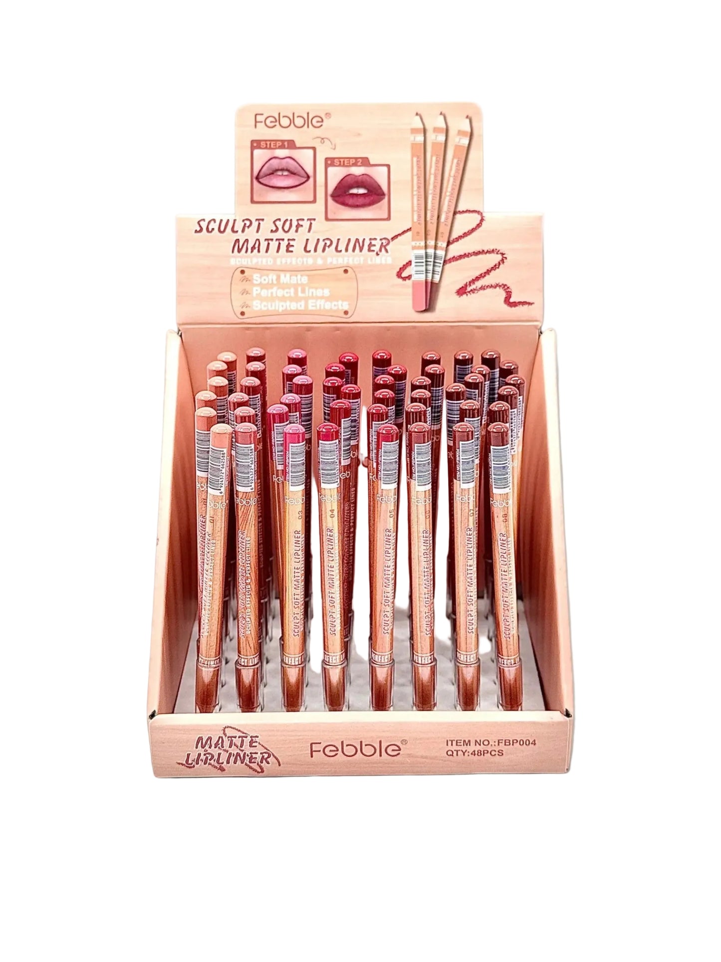 LAPIZ DE LABIOS MATTE TONOS SURTIDOS FBP004
