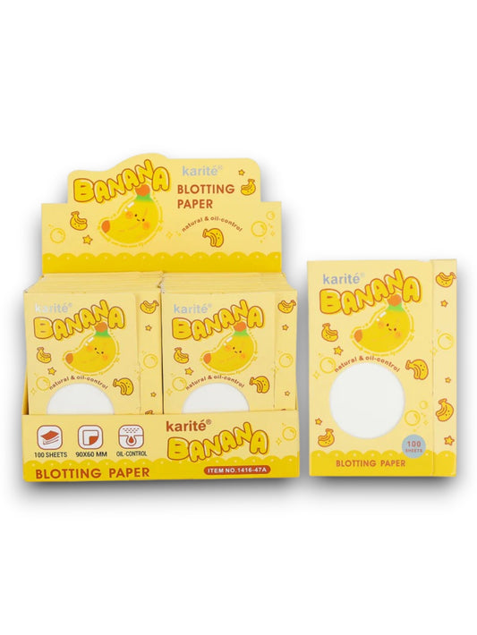 PAPEL ABSORBENTE DE GRASA BANANA KARITE 1416-47A