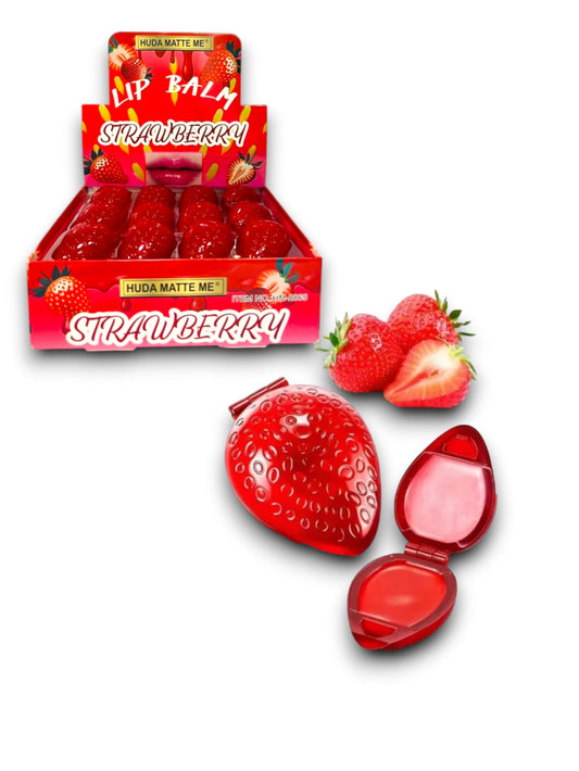 LIP BALM DUO STRAWBERRY HUDA MATTE ME HM-2065
