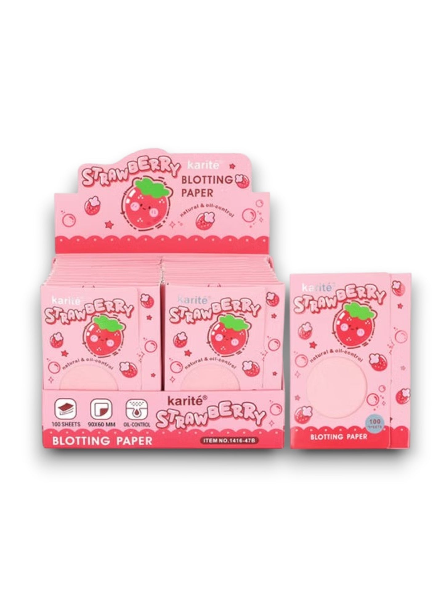 PAPEL ABSORVENTE DE GRASA STRAWBERRY KARITE 1416-47B