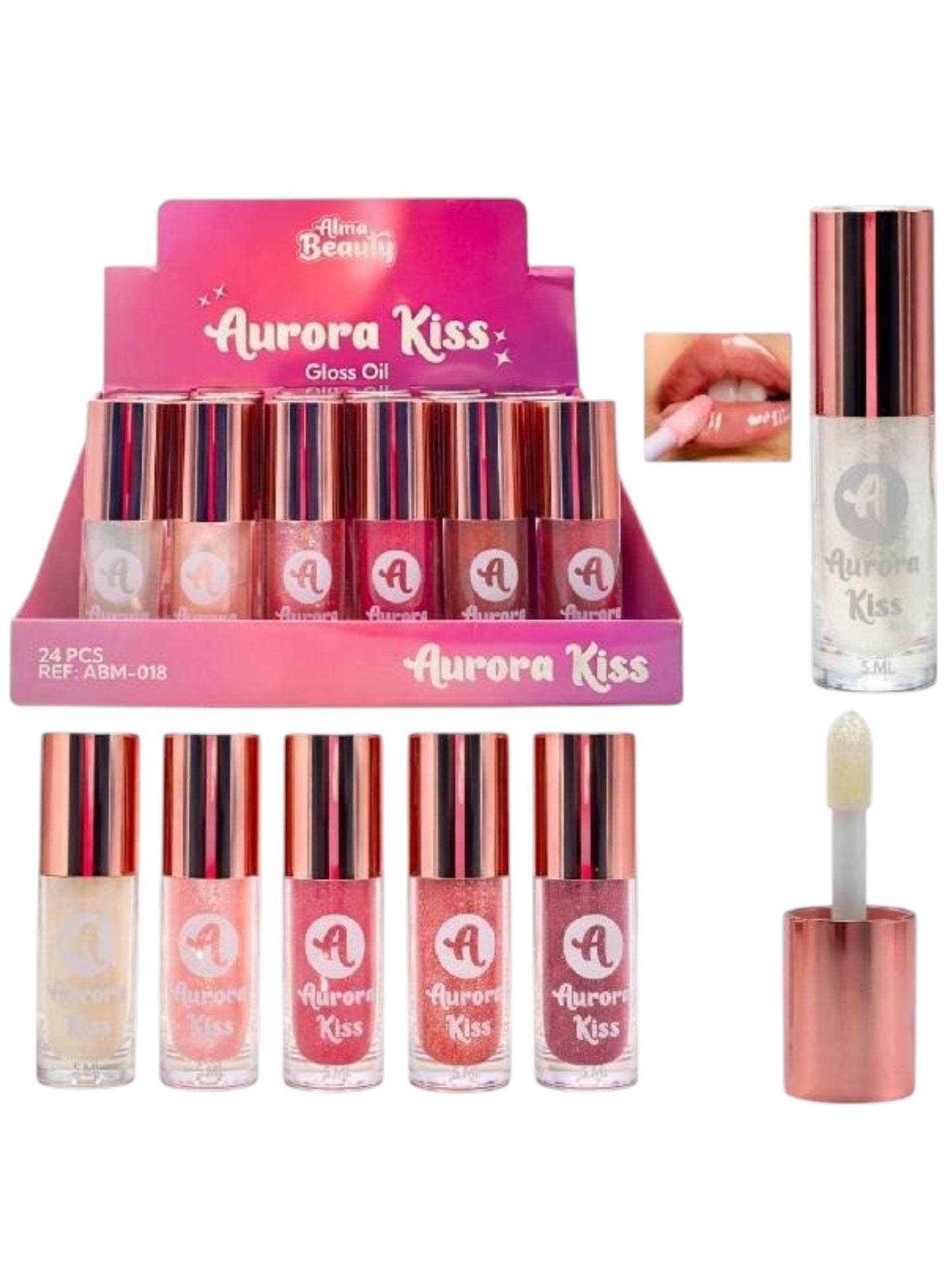 GLOSS OIL AURORA ALMA BEAUTY ABM-018