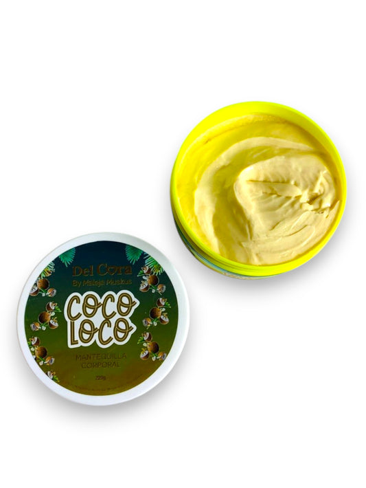 MANTEQUILLA COCO LOCO 220 ML DEL CORA