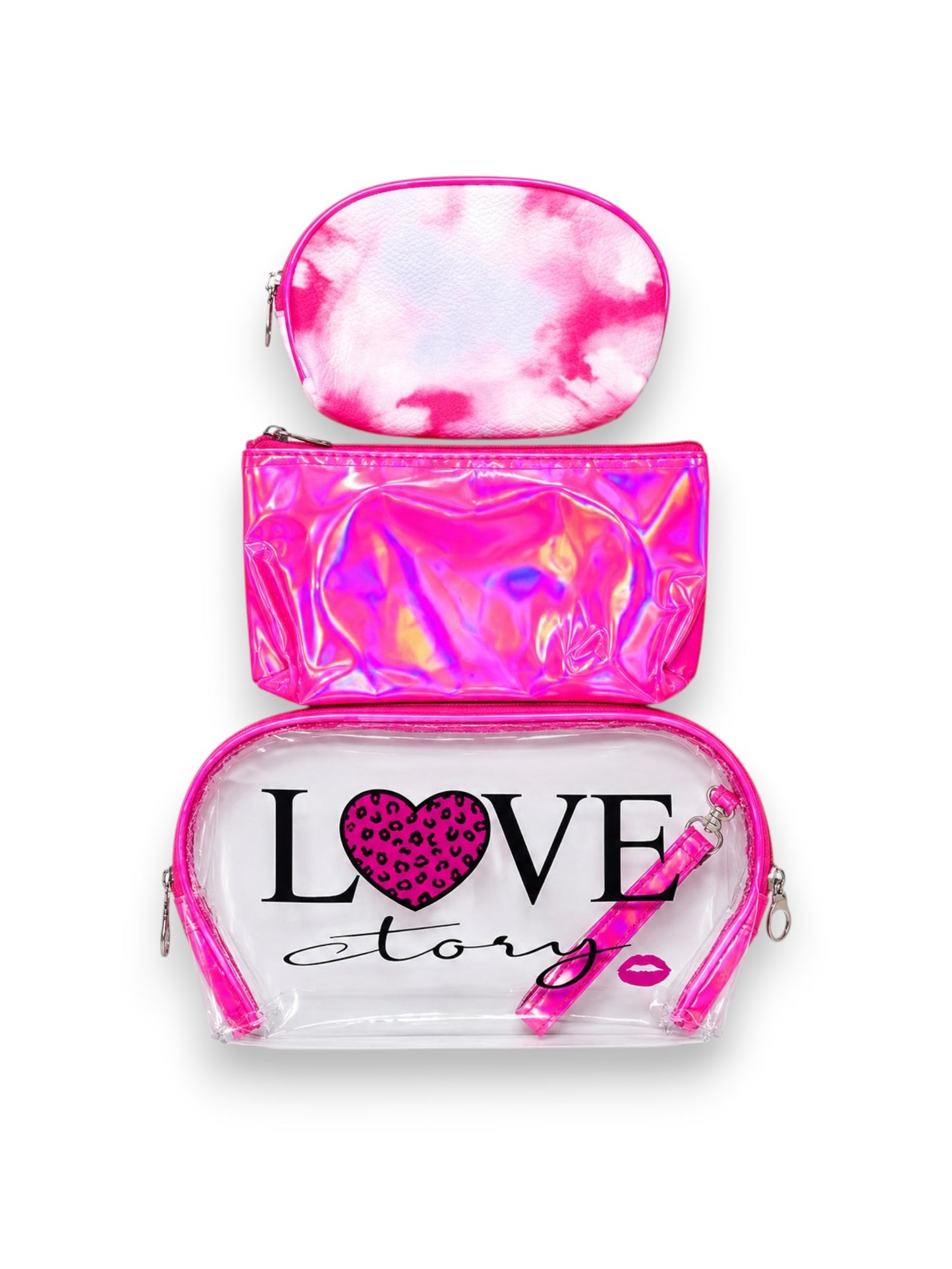 SET DE COSMETIQUERAS X3 LOVE MDH-3149