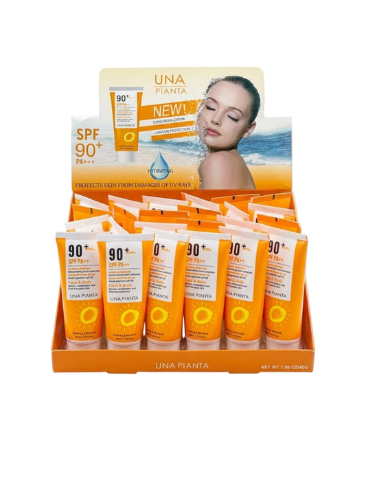 PROTECTOR SOLAR SPF90 FACE Y BODY UNA PIANTA F-8002