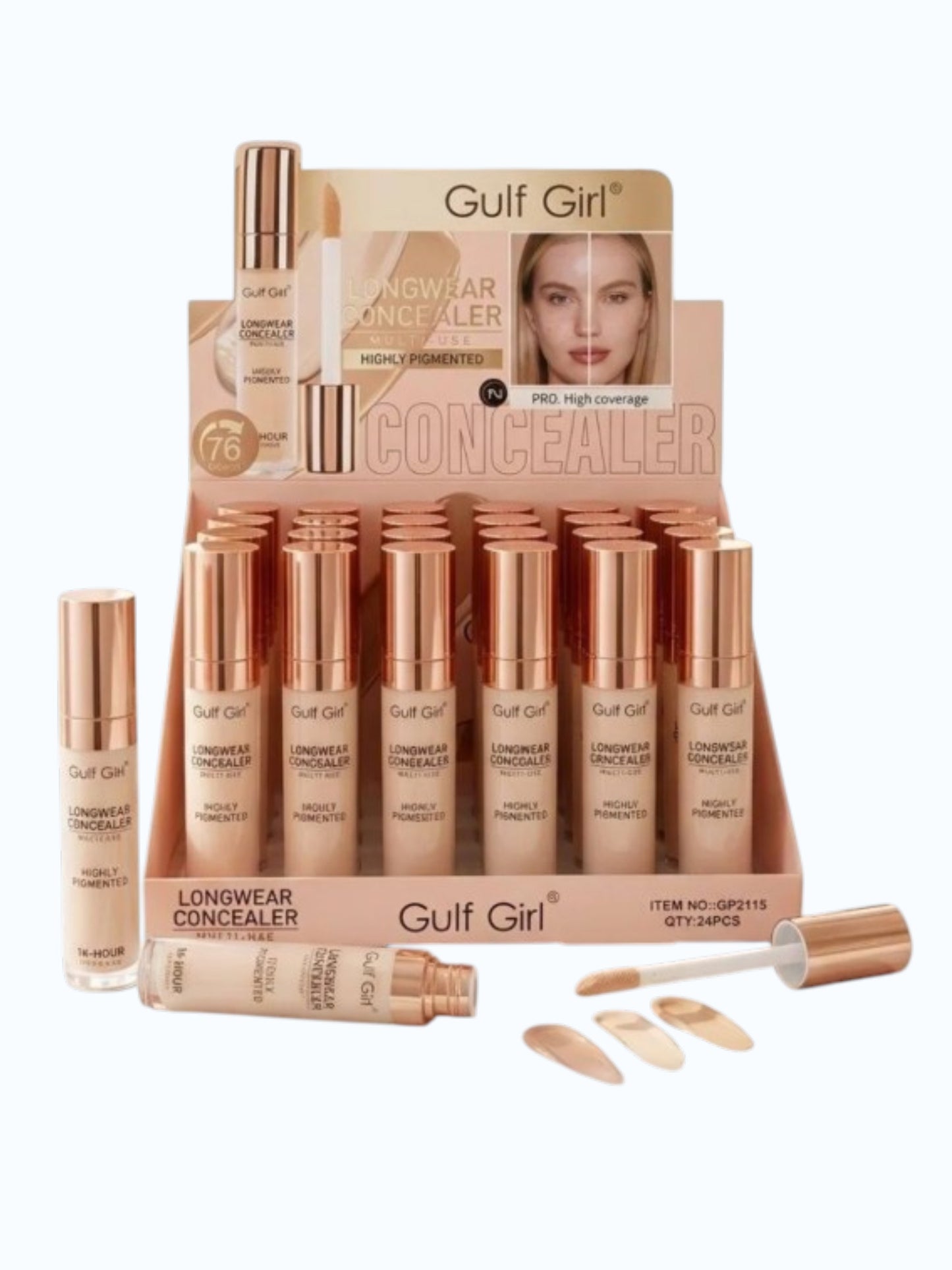 CORRECTOR LIQUIDO CONCEALER TONOS SURTIDOS GULF GIRL GP2115