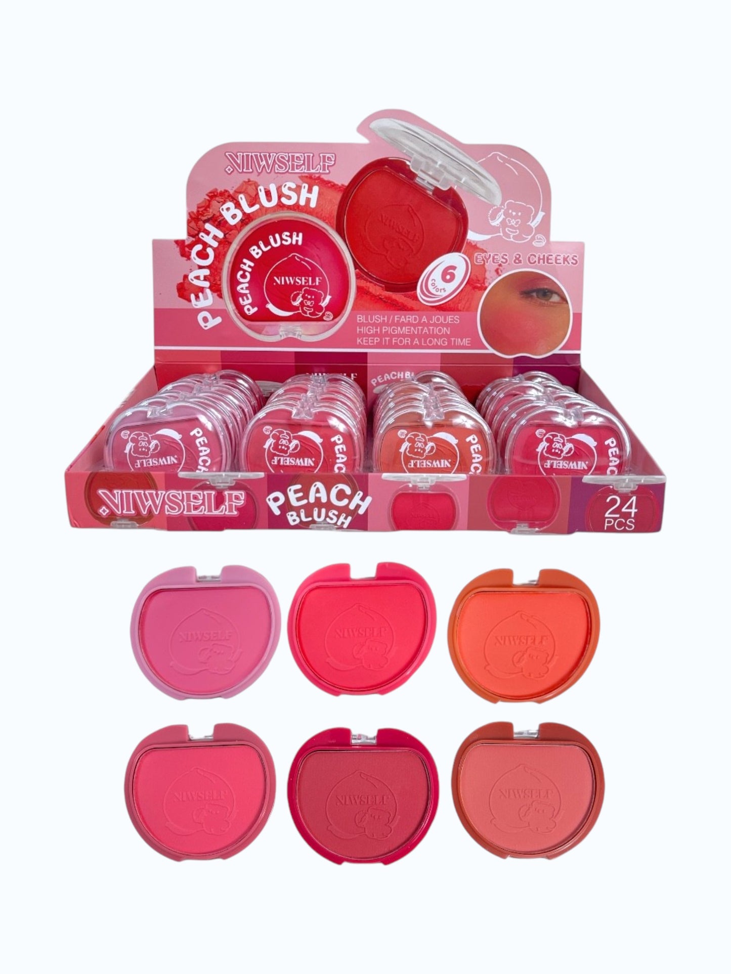 RUBOR COMPACTO PEACH BLUSH NIWSELF YMFG093